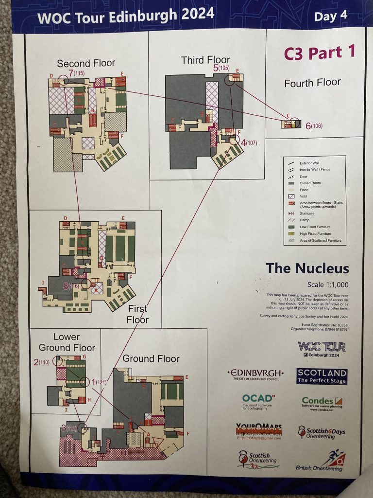WOC Tour Indoor Course 3, Part 1