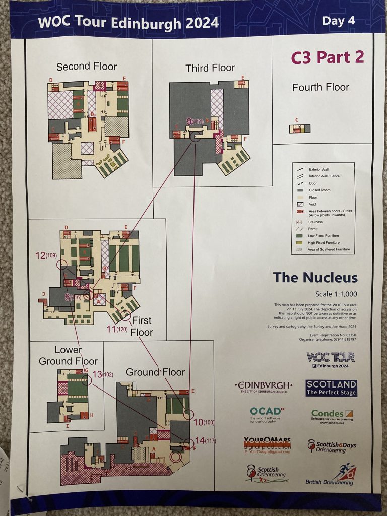 WOC Tour Indoor Course 3, Part 2