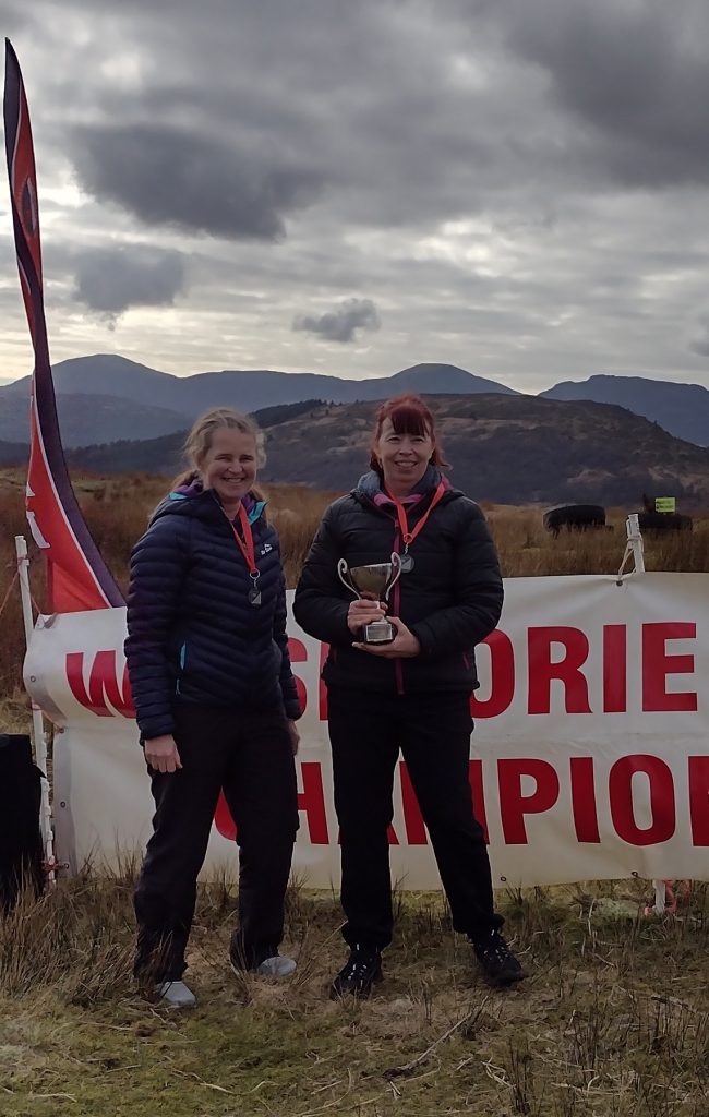 Sarah Bayliss and Di Jacks after the Welsh Championships 2025